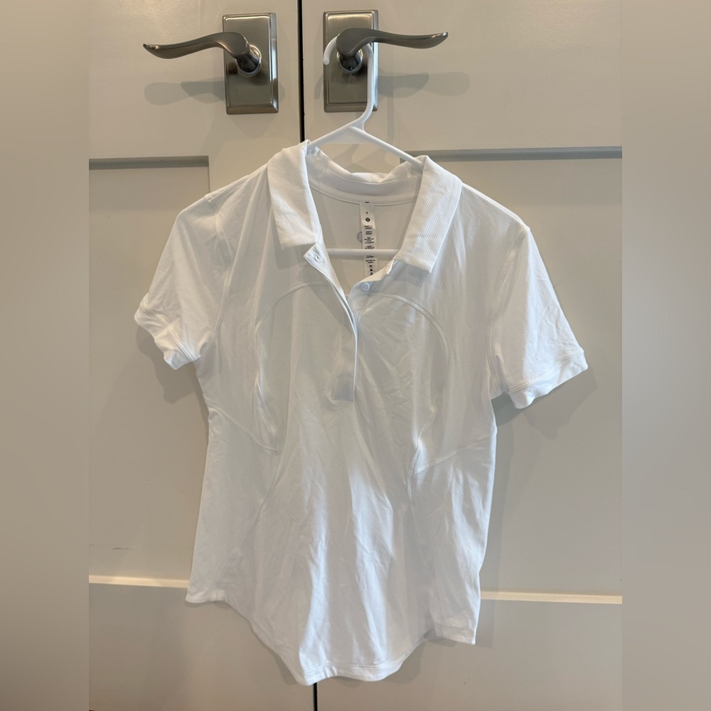 Lululemon Athletica White Button Down Shirt